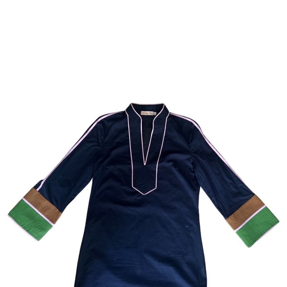 Tory Burch Navy Maxi Tunic Dress Size XS / 02 - Picture 4 of 5